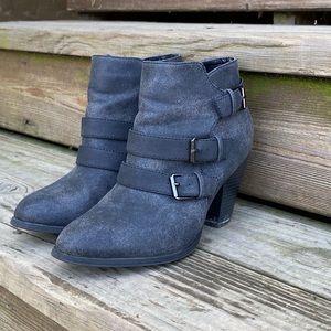 Gray Ankle Booties